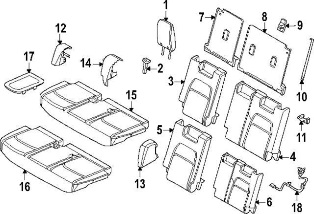 893B16SA0A - Body: Storage Tray for INFINITI: QX60 Image