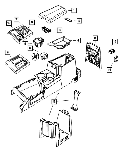 Consoles for 2007 Dodge Nitro #0