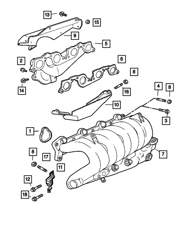 6503490 - Engine 2.0L Four Cylinder: Stud for Mopar Image