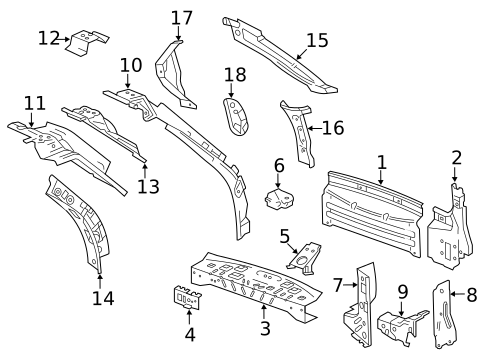 Rear Body for 2013 Chevrolet Equinox #0