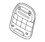 893804D110CS - Body: Seat Back Panel for Kia: Sedona Image