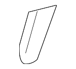 891874D110CS - Body: Recline Lever Cap for Kia: Sedona Image