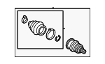 3Q0498099E - Suspension: Outer Joint Assembly for Volkswagen Image