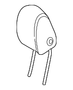20597000028U73 - Body: Headrest for Mercedes-Benz Image