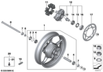 36318554143 - : Axle Shaft Rear for BMW-Motorrad Image