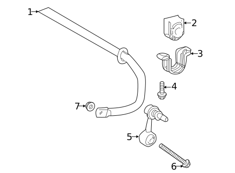 Stabilizer Bar & Components for 2025 Toyota Corolla #2