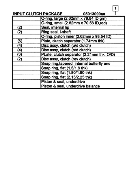 Seal and Shim Packages for 2007 Dodge Ram 3500 #9