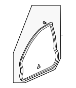 72310SCAE01 - : Door Weather-Strip for Honda Image