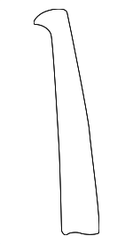 67366S9A003 - Body: Black Out Tape for Honda: CR-V Image