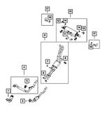 68541365AA - Exhaust: Spring Bolt, Right for Mopar Image