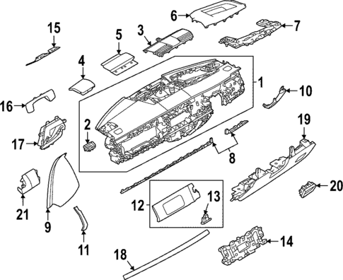 Instrument Panel for 2022 Land Rover Range Rover #0