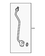 80342S9A003 - : 2002-2006 Honda CR-V - Pipe B Receiver for Honda: CR-V Image