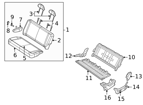 Second Row Seats for 2009 Dodge Grand Caravan #3