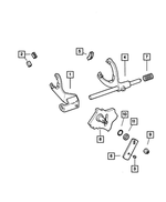 4741237 - Transfer Case Model 231 [DHN]: Transfer Case Mode Shift Fork for Mopar Image
