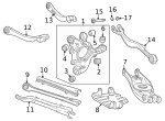 2133520700 - Suspension: Suspension Control Arm Cover for Mercedes-Benz Image