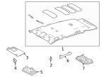 7434804030B0 - Body: Sun-visor Holder for Toyota Image