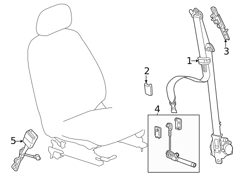 Front Seat Belts for 2026 Buick Enclave #0