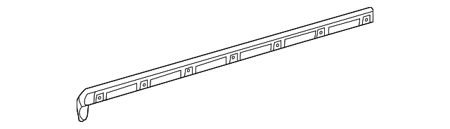 906-766-07-37 - Center Rail 2010-2018 Mercedes-Benz | Mercedes