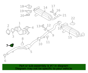 18-20-8-683-823 - High-Quality Center Pipe Mount for AutoNation Parts