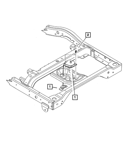 Spare Tire Stowage for 2006 Dodge Durango #0