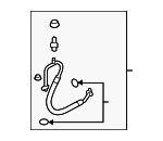 97762B1410 - : Discharge Hose for Genesis: G80 Image