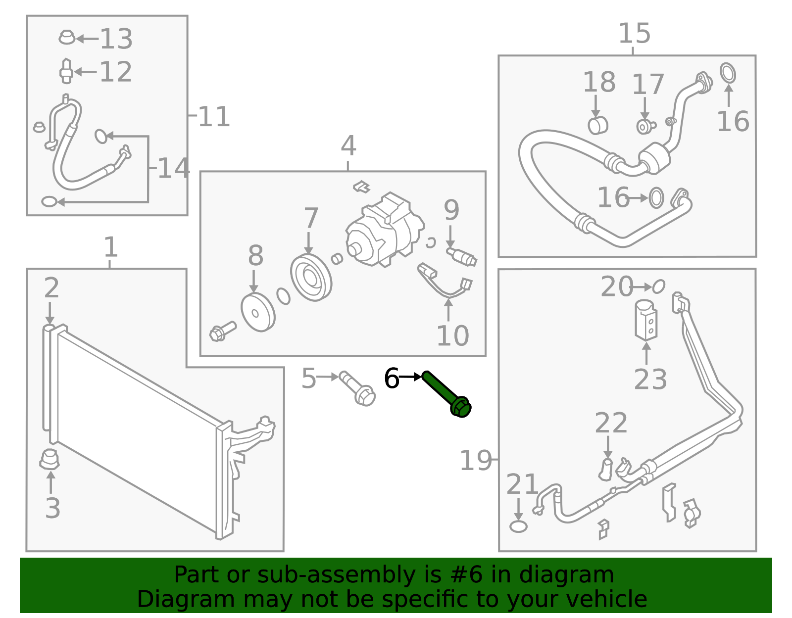 1999-2020 Hyundai Compressor Assembly Mount Bolt 97714-33300 | MotorMotor