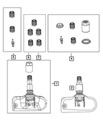 68001743AC - Wheels: Mounting Hardware Kit for Mopar Image