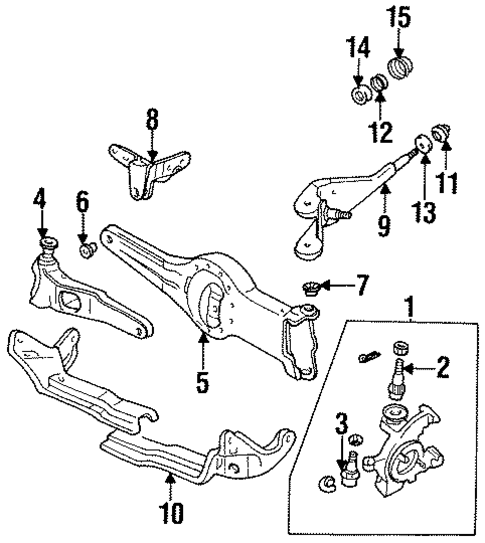Suspension Components for 1995 Mazda B3000 #1