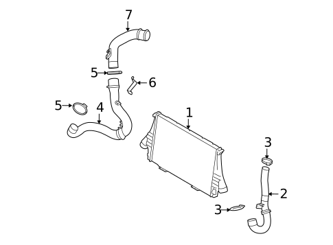 Intercooler for 2008 Saab 9-3 #0