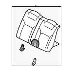 MR595490YB - Body: Seat Back Assembly for Mopar Image