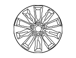 28111AN20A - : Wheel, Alloy for Subaru: Outback Image