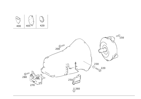Detachable Transmission Parts, Oil Filler Pipe for 2014 Mercedes-Benz GLK250 #0