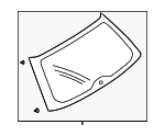 63011FE360 - : Glass for Rear Lift Gate, VIN Required-Special Order-Pick Up Only for Subaru Image