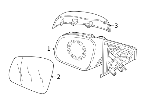 Outside Mirrors for 2019 Smart EQ fortwo #0