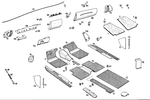 1206800187 - : Glove Box Hinge, Left for Mercedes-Benz Image