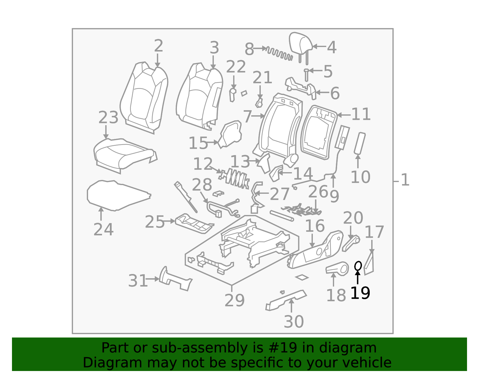 Adjust Handle Cap 15900562 | OEM Parts Online