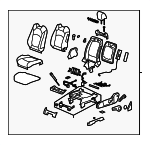 25842631 - Body: Seat Assembly for Saturn: Outlook Image