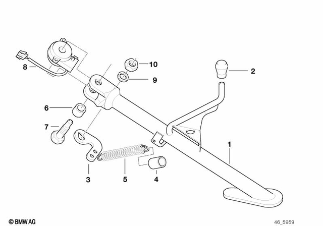 46537651807 - : Side Stand for BMW-Motorrad Image