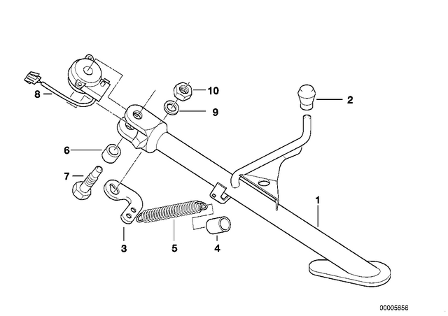46537651807 - : Side Stand for BMW-Motorrad Image