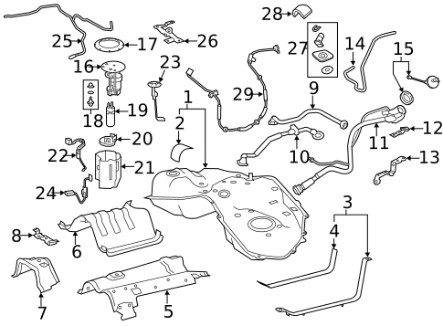 Filters for 2024 Lexus LS500h #1