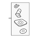 7710630040 - : Rear Plate for Lexus: LS500h, LS600h Image