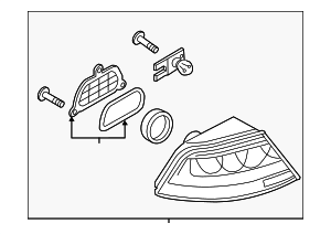4G8945095A - : Tail Light Assembly for Audi Image