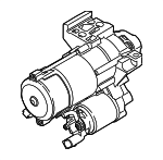 12419847303 - Electrical: Starter for BMW: 230i, 230i xDrive, 330i, 330i xDrive, 430i, 430i Gran Coupe, 430i xDrive, 430i xDrive Gran Coupe, 530i, 530i xDrive, X3, X4, Z4 Image