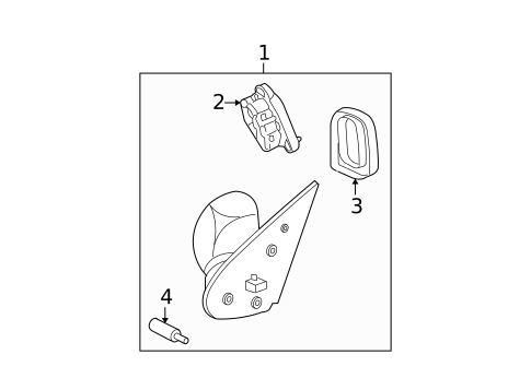Outside Mirrors for 2004 Mercury Mountaineer #0