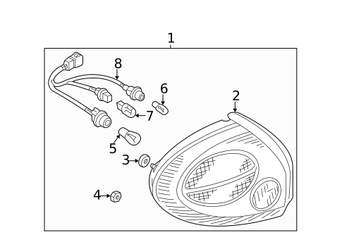 Combination Lamps for 2000 Nissan Maxima #0