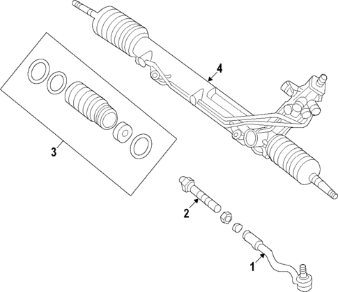 Steering Gear & Linkage for 2016 BMW X3 #1