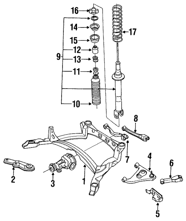3830160Z76 - Suspension: Differential Assembly for Infiniti Image