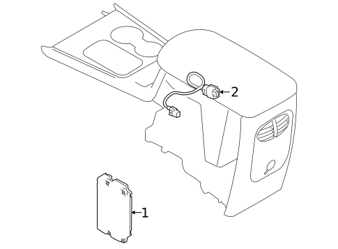 Communication System Components for 2009 Ford Taurus X #0