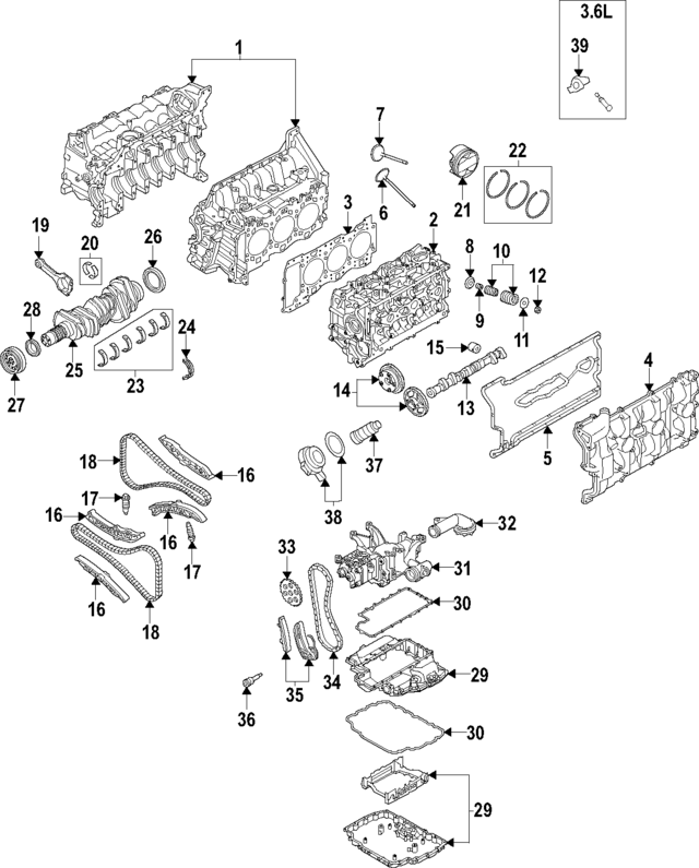 PB101021A - Engine: Cylinder Block for Porsche Image