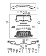68597717AA - Exterior Ornamentation: Camera Bracket for Mopar Image